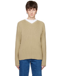 The Row Beige Tomas Sweater
