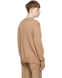 Manors Golf Brown Lambswool Sweater