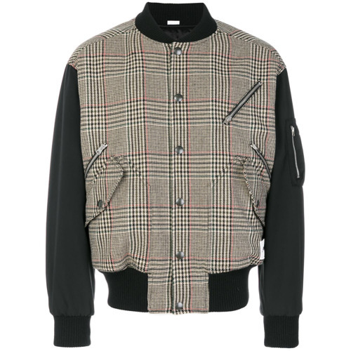 dogtooth bomber jacket