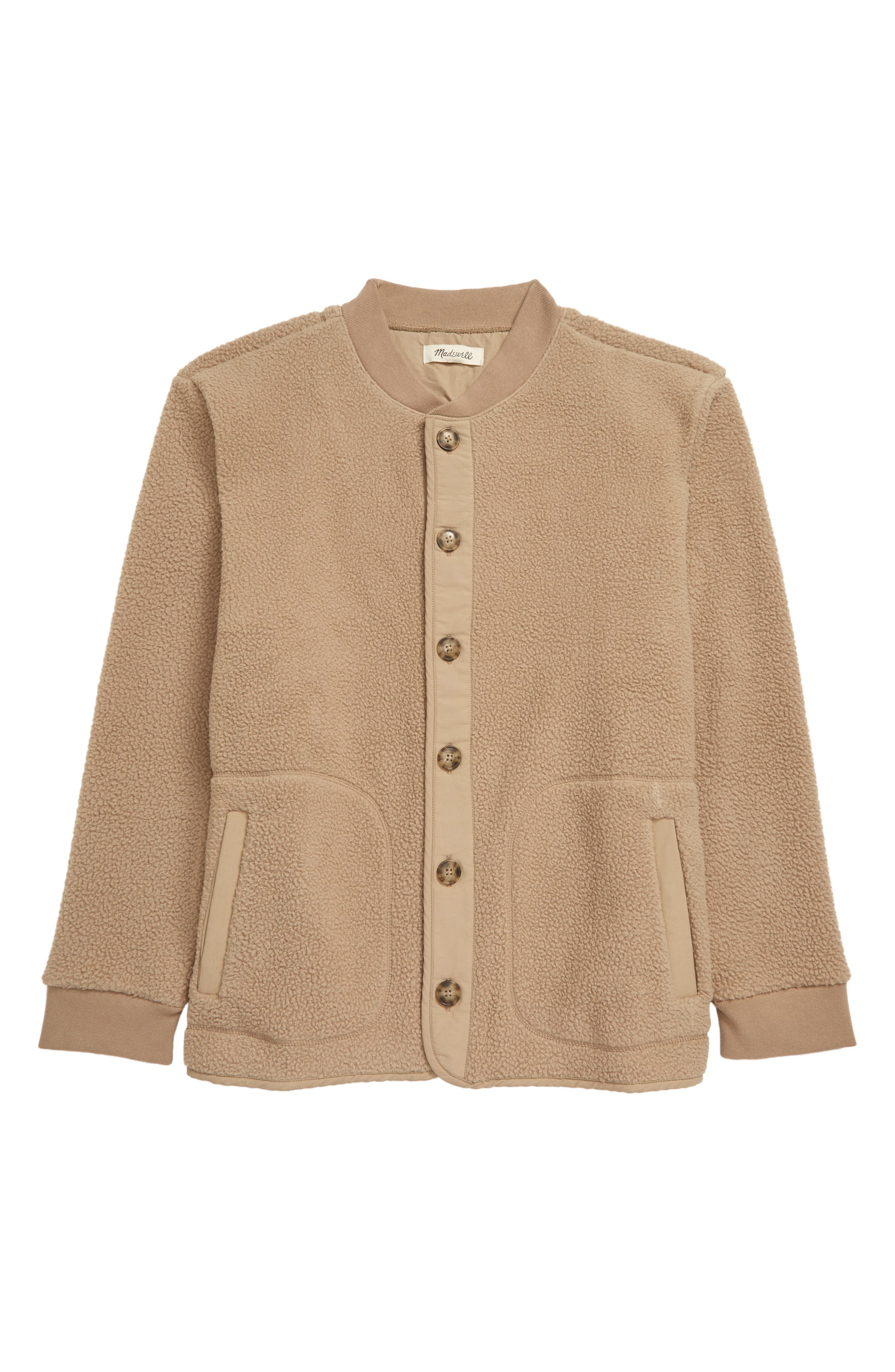 Madewell Sourced High Pile Fleece Shirt Jacket, $73 | Nordstrom | Lookastic