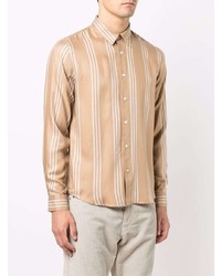 Sandro Paris Striped Long Sleeve Shirt