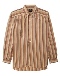Needles Striped Long Sleeved Cotton Shirt
