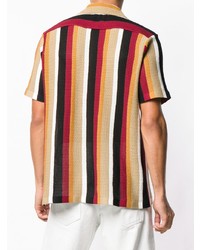 Cmmn Swdn Striped Knit Shirt, $269 | farfetch.com | Lookastic