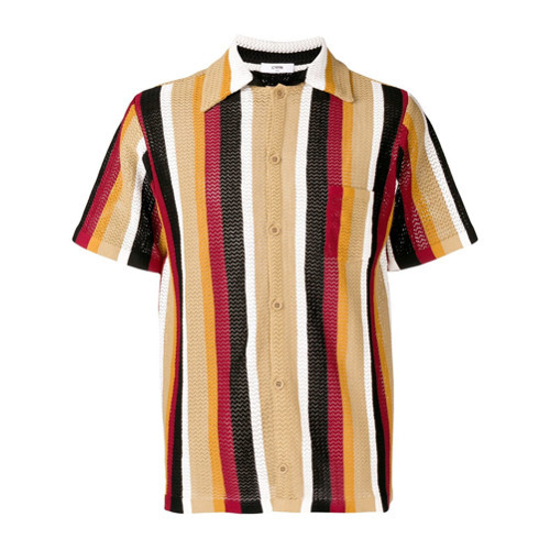 Cmmn Swdn Striped Knit Shirt, $292 | farfetch.com | Lookastic