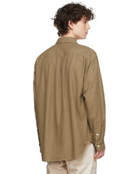 Ts(S) Khaki Pinstripe Shirt