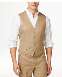 Tasso Elba Big Tall Linen Vest Only At Macys