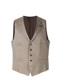 Lardini Tailored Fitted Waistcoat