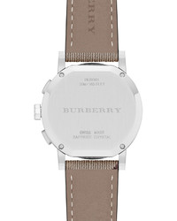 Burberry 42mm Check Strap Chrono Watch