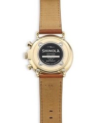 Shinola The Runwell Chrono Goldtone Stainless Steel Watch