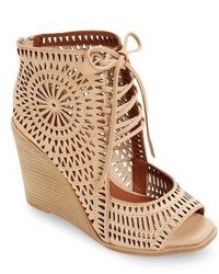 Jeffrey Campbell Rayos Perforated Wedge Sandal