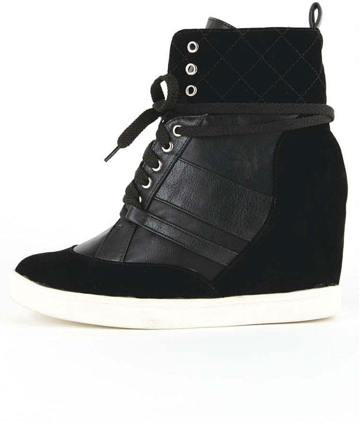 Alloy Chloe Quilted Wedge Sneaker, $39 | Alloy Apparel | Lookastic