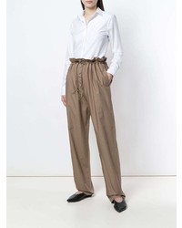 Maison Flaneur Buttoned Military Trousers