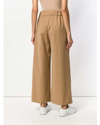 Semicouture High Waisted Palazzo Trousers