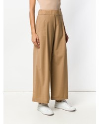 Semicouture High Waisted Palazzo Trousers