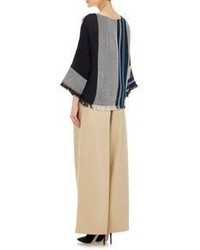 TOMORROWLAND Twill Wide Leg Trousers