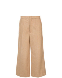 Y's Wide Legged Tailored Cropped Trousers
