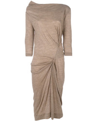 Vivienne Westwood Anglomania Asymmetric Ruched Dress