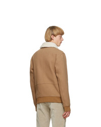 A.P.C. Brown Wool Bronze Jacket