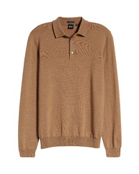 BOSS Wool Polo Sweater