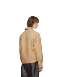 Lemaire Beige Boxy Overshirt Jacket