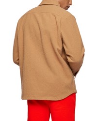 BOSS Hugo Nambo Wool Blend Shirt Jacket