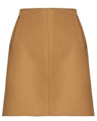 Tomas Maier Raw Edge Wool Blend Skirt