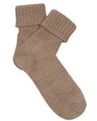 Tan Wool Socks