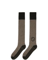 Gucci Multicolor Wool Interlocking G Socks
