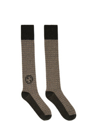 Gucci Multicolor Wool Interlocking G Socks