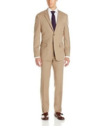 Nautica Two Piece Classic Fit Suit With Two Button Side Vent Jacket And Pant