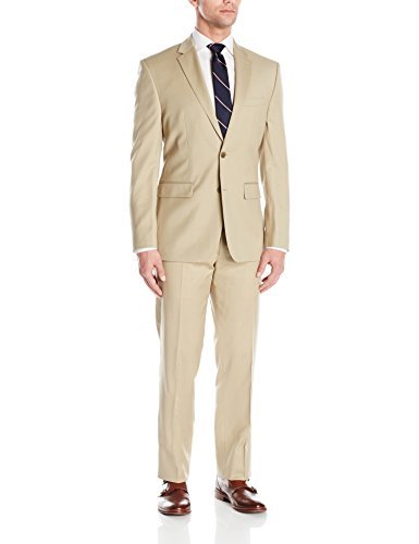 Tan Wool Suit, $235 | Amazon.com | Lookastic