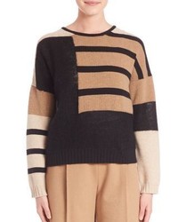 Max Mara Scire Colorblock Striped Sweater