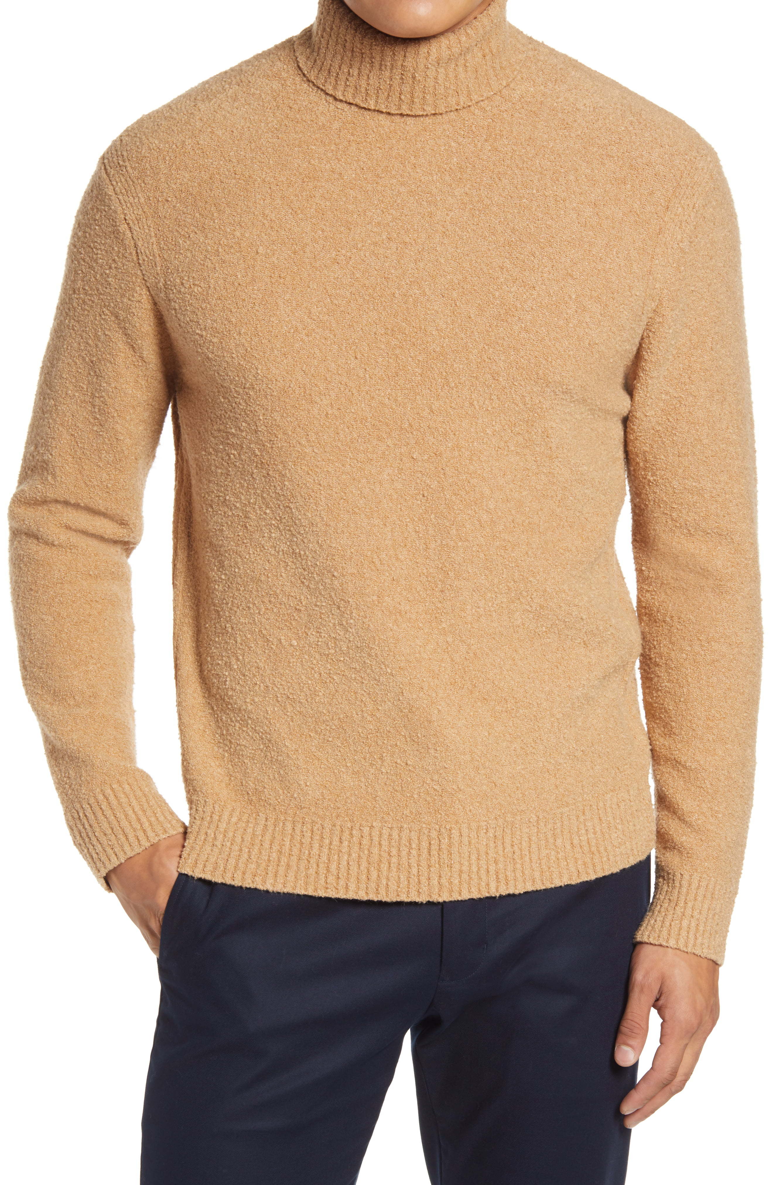 Club Monaco Boucle Cotton Blend Turtleneck Sweater, $149 | Nordstrom ...