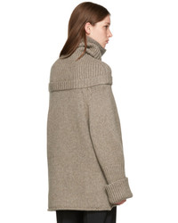 J.W.Anderson Jw Anderson Taupe Wool Turtleneck