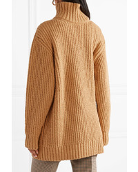 Marc Jacobs Wool And Alpaca Blend Turtleneck Sweater Sand