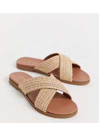 wide fit woven sandals