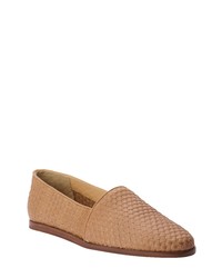 Nisolo Alejandro Water Resistant Loafer In Woven Almond At Nordstrom