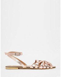 Asos Collection Fifi Woven Leather Sandals