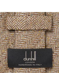 Dunhill Herringbone Woven Silk Tie