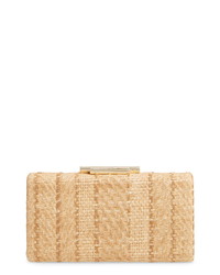 Nordstrom Woven Straw Minaudiere Clutch