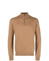 Corneliani Front Zip Fitted Sweater