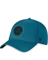 FANATICS Branded Teal San Jose Sharks Authentic Pro Team Training Camp Practice Flex Hat