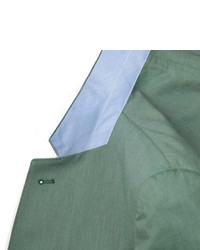 Charles Tyrwhitt Green Oxford Slim Fit Unstructured Jacket