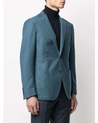 Eleventy Single Breasted Fitted Blazer