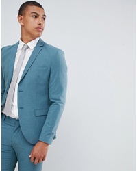 Selected Homme Skinny Suit Jacket In Green With Stretch