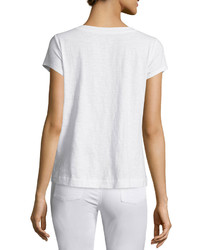 Eileen Fisher Short Sleeve Organic Cotton Top