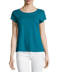 Eileen Fisher Short Sleeve Organic Cotton Top
