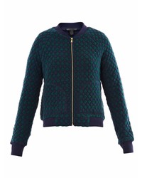 Marc by Marc Jacobs Argyle Quilted Bomber Jacket