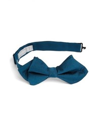 Nordstrom Silk Bow Tie Teal One Size