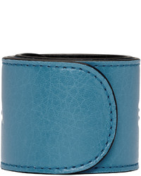 Balenciaga Blue Cycle Logo Bracelet